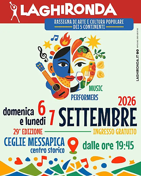 La Ghironda 2026 – 29ª Edizione (Rassegna di arte e cultura popolare dei 5 continenti)
